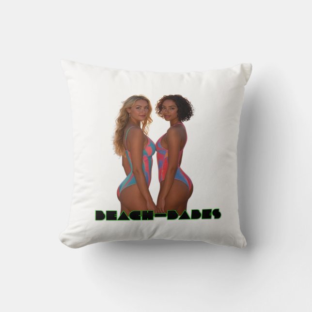 Beach Babes kudde (Framsida)