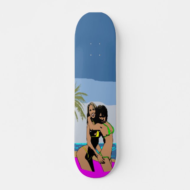 Beach Babes Skateboard (Framsida)
