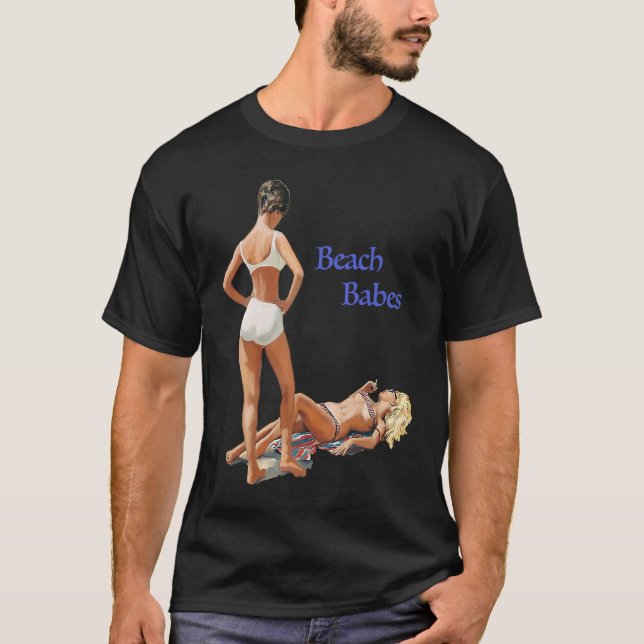 Beach Babes T Shirt (Framsida)