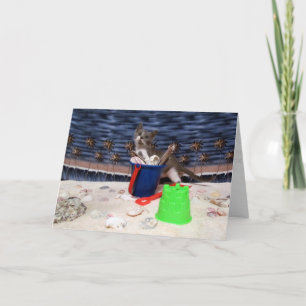 Beach Baby Bob Greeting Card Kort