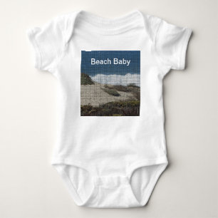 Beach Baby Kalifornien Kustlandskap Sand Ocean T Shirt