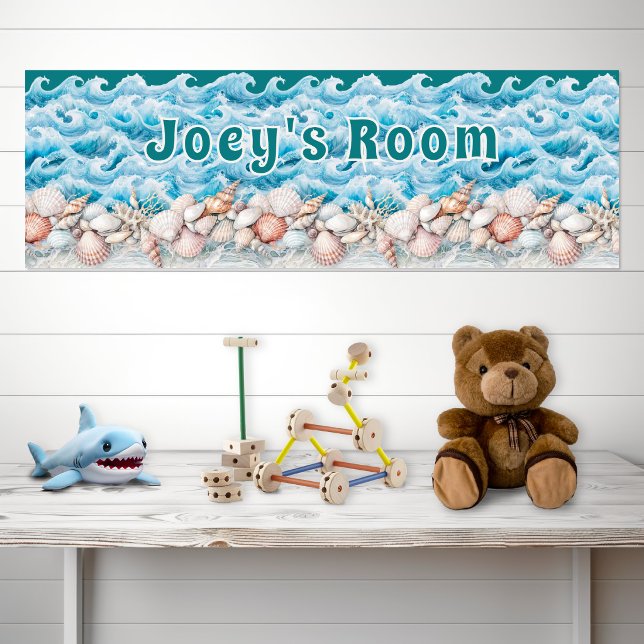 Beach Baby Kids Room Personalized Poster (Skapare uppladdad)