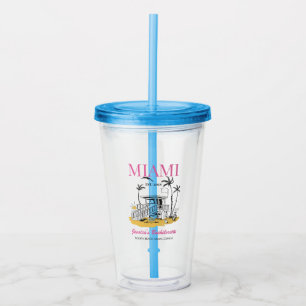 Beach Bachelorette Party Bridesmaid Anpassningsbar Take Away Mugg