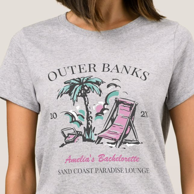 Beach Bachelorette Party Destination Wedding T Shirt (Skapare uppladdad)