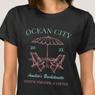 Beach Bachelorette Party Girls Helg Matching T Shirt