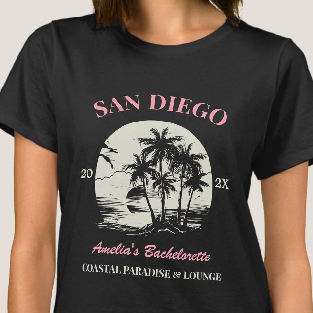 Beach Bachelorette Party Girls Helg Resa Bride T Shirt (Skapare uppladdad)