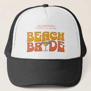 Beach Bachelorette Party Groovy Brides Beacher Keps