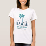 Beach Bachelorette Party Vintage Handflatan Träd L T Shirt<br><div class="desc">Gör en stänk på din kommande bachelorette-fest med den här bedövande stranden personlig t-shirts. Vare sig du firar en bach resa, en flicksemester eller en helgdag av bästa vänner, är den här anpassningsbar stranden på t-shirts som är perfekten som tillägg till din oförglömliga flykting. Lägg till en personlig beröring till...</div>