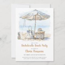 Beach Bachelorette Party Watercolor