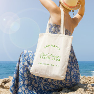 Beach Bachelorette Retro Modern Personlig Tygkasse