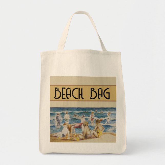 Beach Bag till påsen Tygkasse (Framsidan)
