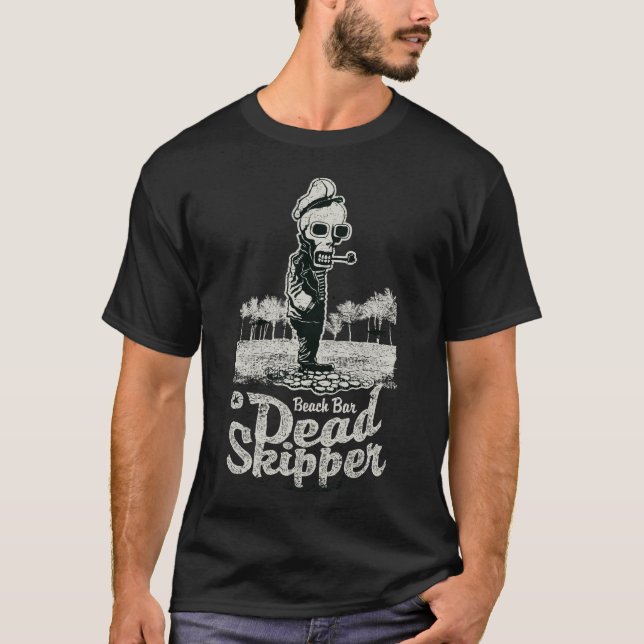 Beach Bar Dead Skipper Tee - Tropical Fun (Framsida)