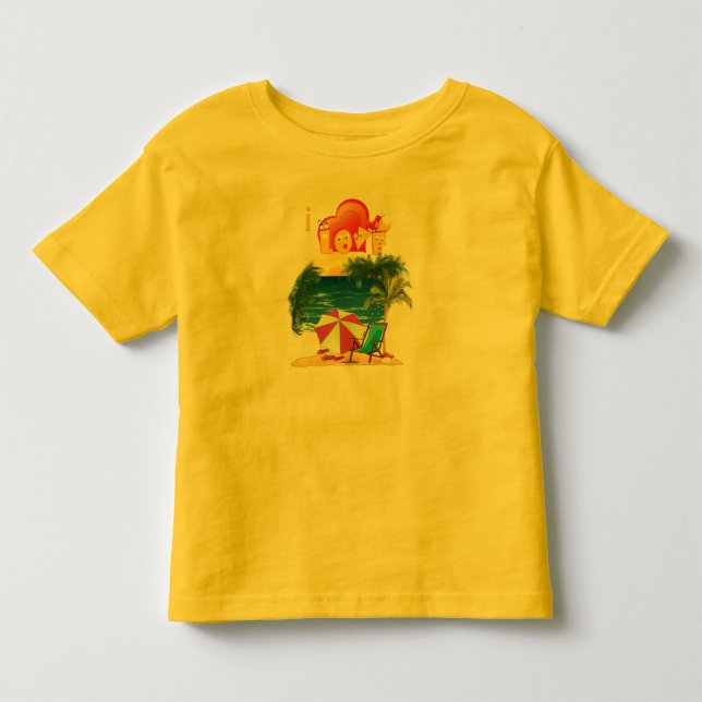 Beach-bära Tee (Framsida)