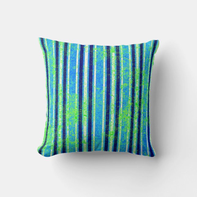 Beach Batik Rand  Kudde (Framsida)