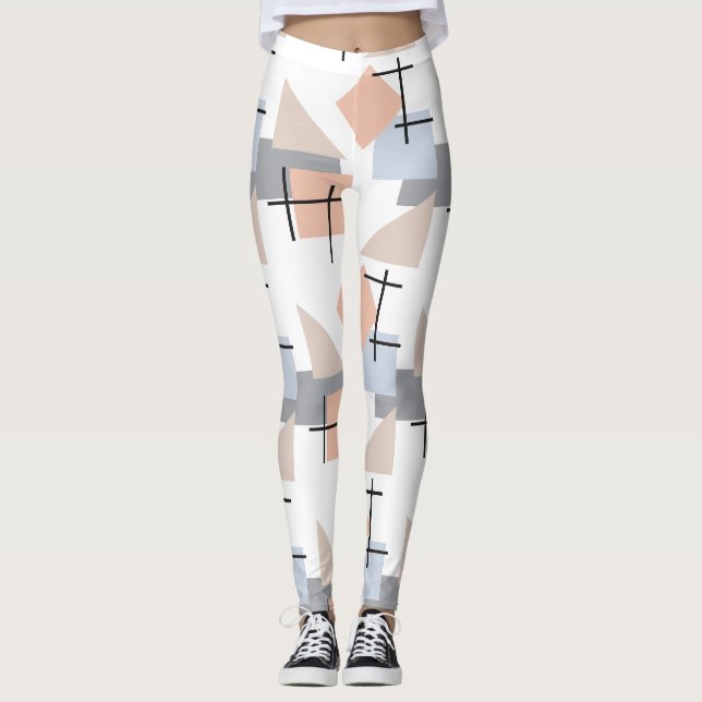 Beach Bauhaus Leggings (Framsida)