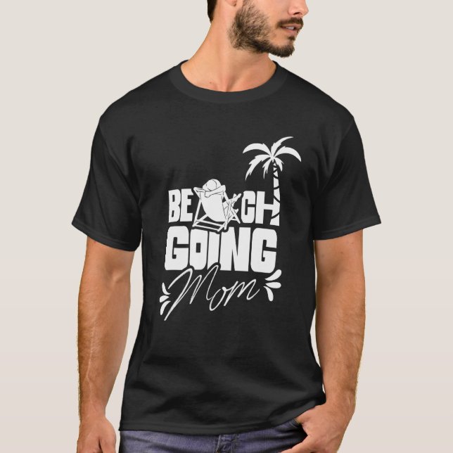 Beach Beachgoer Mo T Shirt (Framsida)
