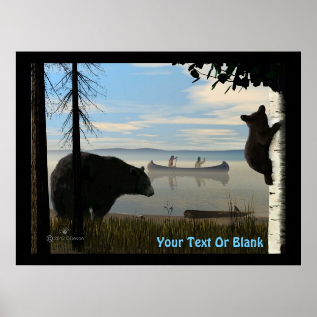 Beach Bears Poster (Framsidan)