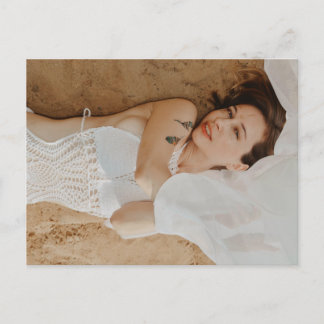 Beach Beauty Photo Postcard Vykort