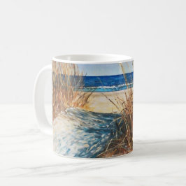 Beach BeSnyval Sand Dunes Painting Kaffemugg