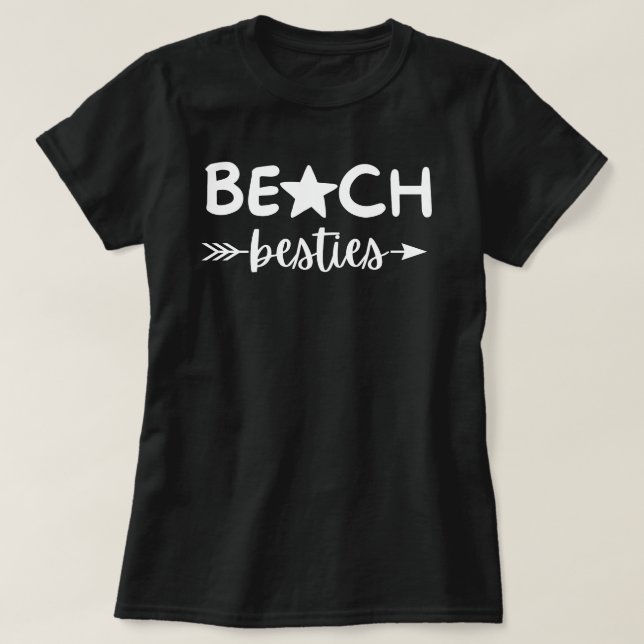 Beach Besties Shirt, Girls Beach Resa Gifts, Match T Shirt (Design framsida)