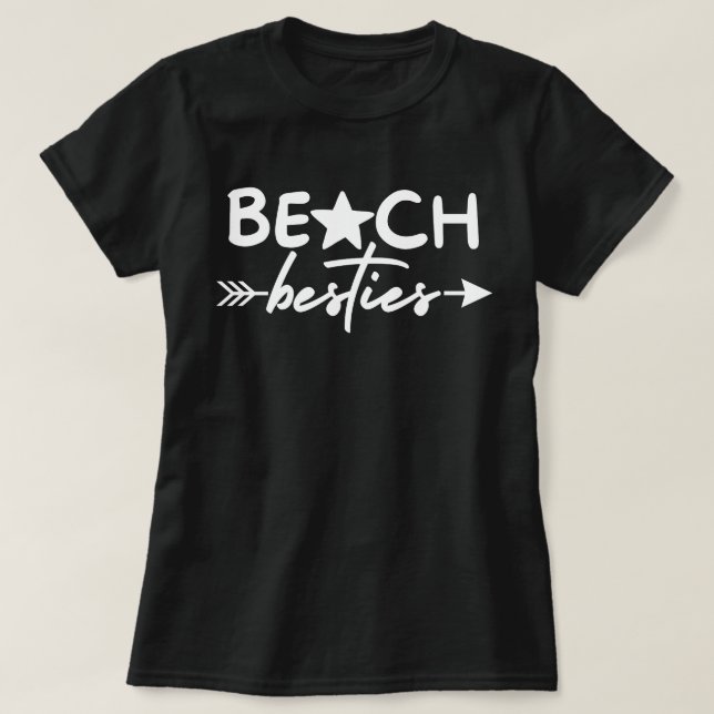 Beach Besties Shirt, Girls Beach Resa Gifts, Match T Shirt (Design framsida)
