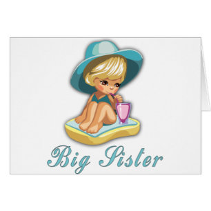 Beach Big Sister Hälsningskort