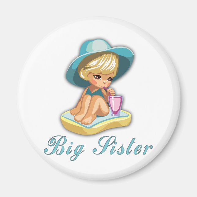 Beach Big Sister Magnet (Framsidan)