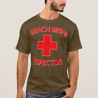 Beach Bikini-inspektör för sommartid eller Vår Br T Shirt