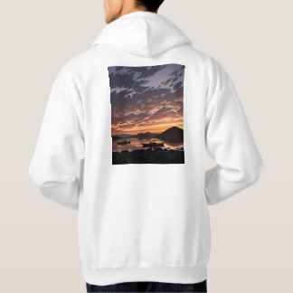 Beach bild huva hoodie