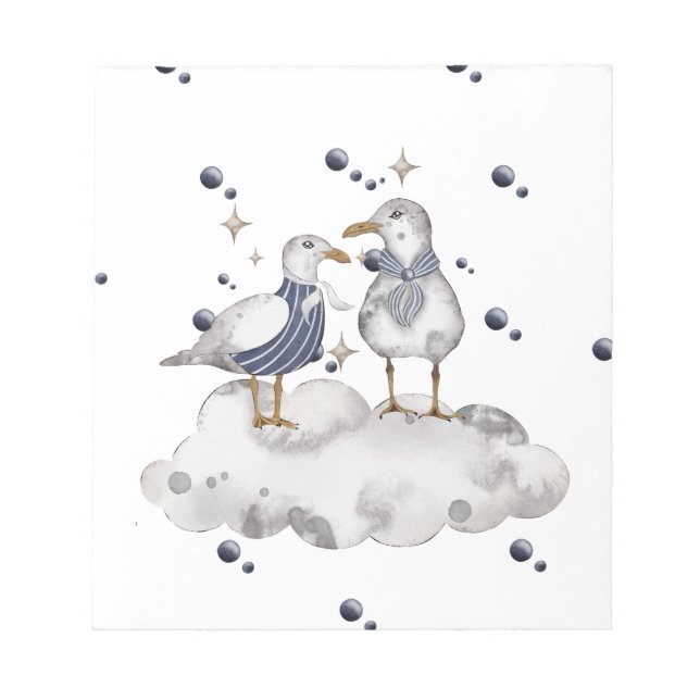 Beach Birds Anteckningsblock (Framsida)