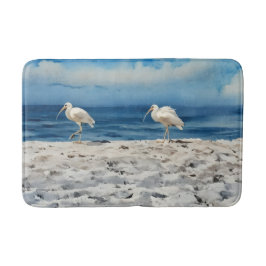 Beach Birds Bath Mat Badrumsmatta