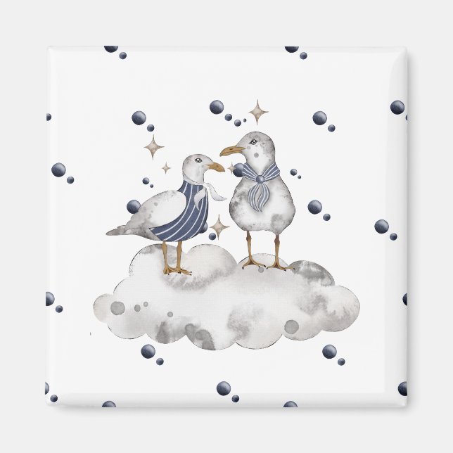 Beach Birds Magnet (Framsidan)