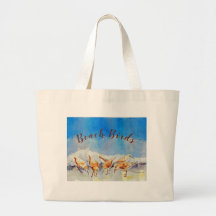 Beach Birds Tote Bag