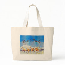 Beach Birds Tote Bag