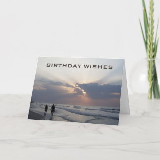 BEACH BIRTHDAY ÖNSKEMÅL FÖR DEN BÄSTA ÄNNU HELGKORT