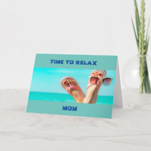 ***BEACH BIRTHDAY ÖNSKEMÅL** "MAMMA"-KORT KORT