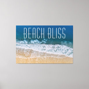 Beach Bliss Handflatan Kusten Tropical Dream Anpas Canvastryck