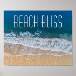 Beach Bliss Handflatan Kusten Tropical Dream Anpas Poster