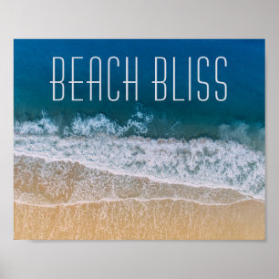 Beach Bliss Handflatan Kusten Tropical Dream Anpas Poster