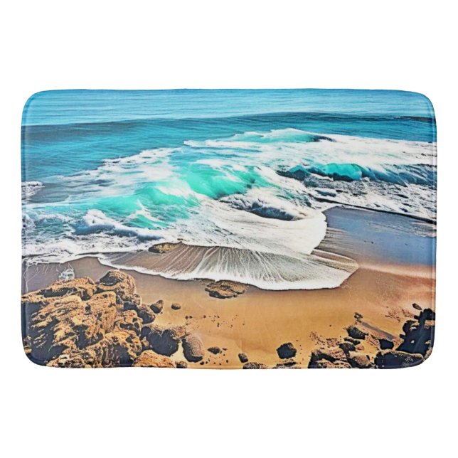 Beach Bliss: Ocean View Badrumsmatta (Framsidan)