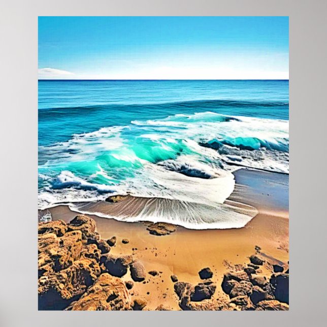 Beach Bliss: Ocean View Poster (Framsidan)