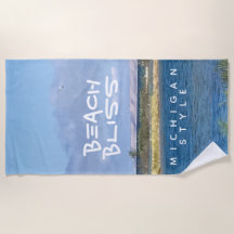 Beach Bliss Sjö Michigan Sjö Shore