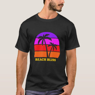 Beach Bliss Vacation Beach Summer Vintage Beach T Shirt