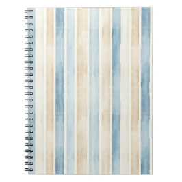 Beach Blue Cream Rand Anteckningsbok