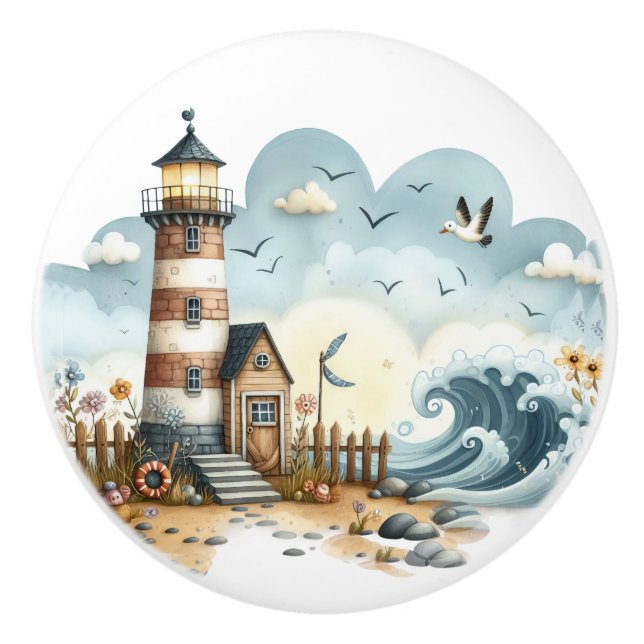 Beach Blvd. Beach Ceramic Knobs Knopp (Framsidan)