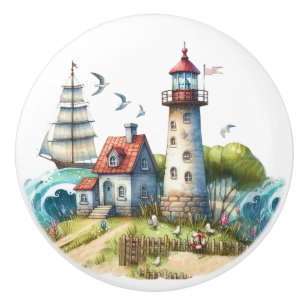 Beach Blvd. Beach Ceramic Knobs Knopp