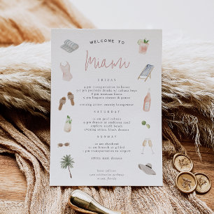 Beach Boho Bachelorette Helg Itinerary