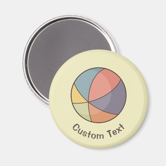 Beach Boll Magnet (Front/Back)