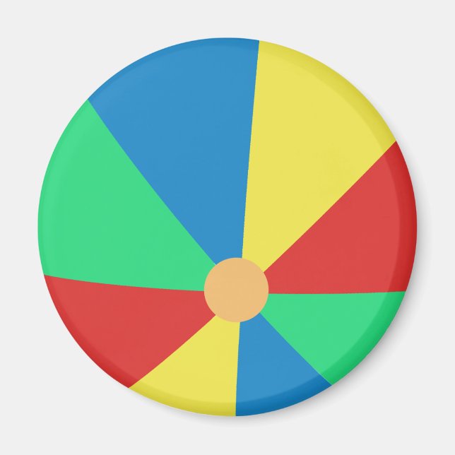 Beach Boll Magnet (Framsidan)