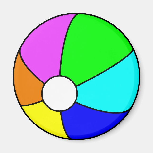 Beach Boll Magnet (Framsidan)